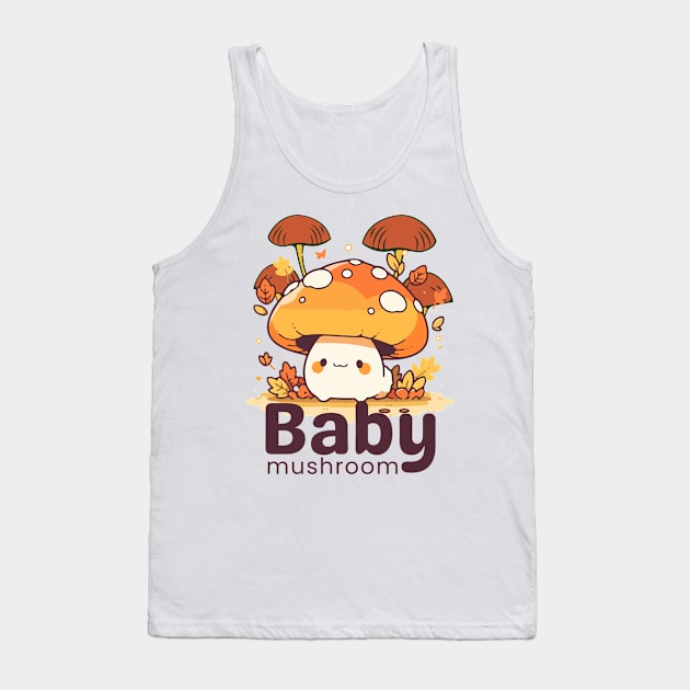 Baby mushroom Tank Top by Pestach